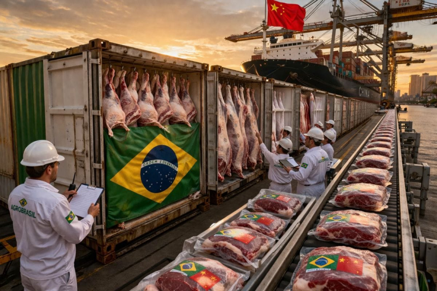 China aposta em carne e soja sustentáveis do Brasil e fortalece consumo verde